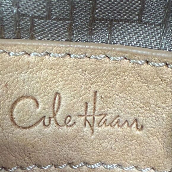 Cole Haan Women's Metallic Rose Gold Hobo Bag with Braided Trim - Picture 3 of 8